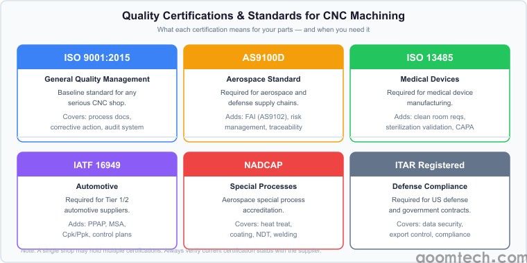 CNC Machining Quality Control: Inspection, CMM & Quality Certifications Guide(图3)