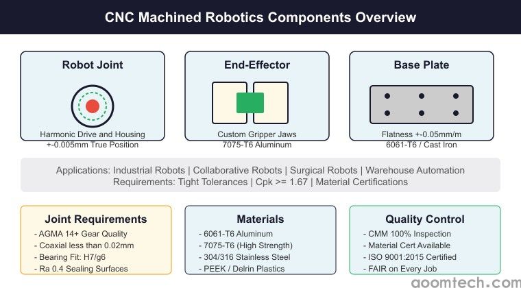 CNC Machining for Robotics: Precision Components for Industrial Automation Systems(图1)