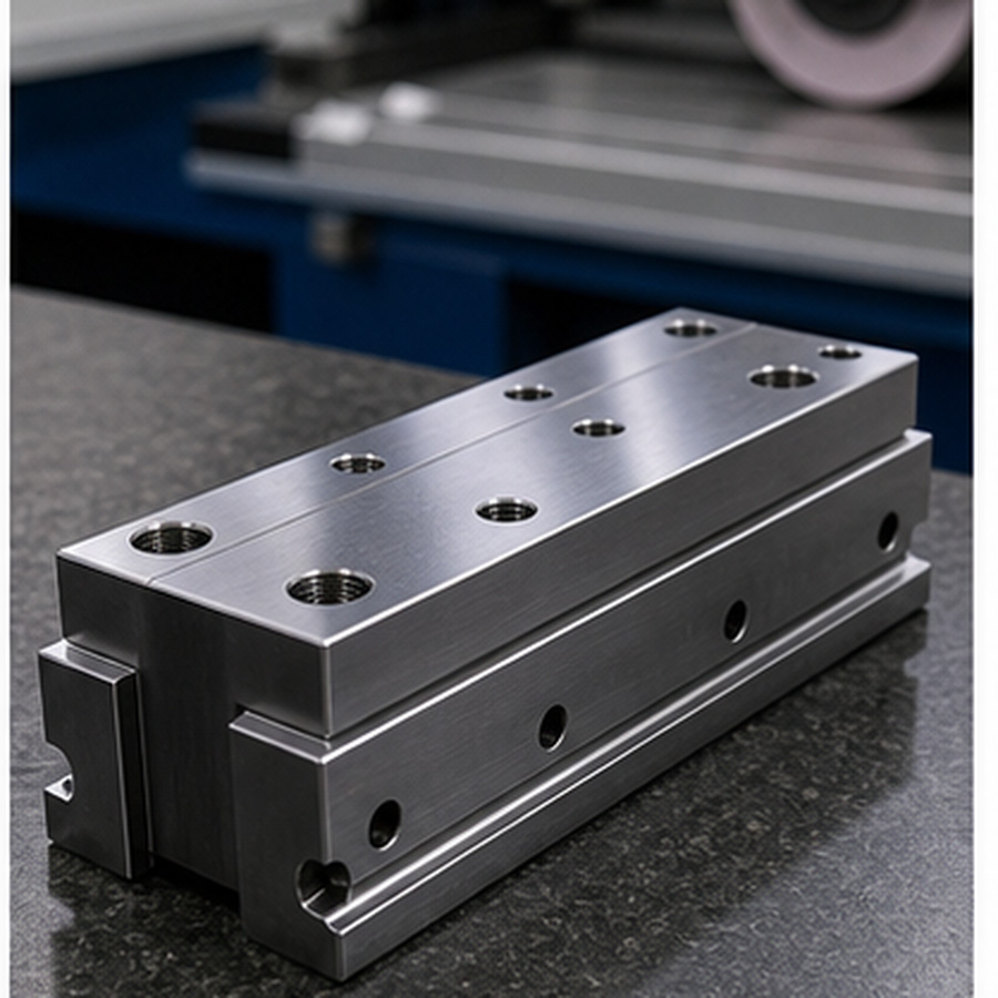 Precision ground sliding block