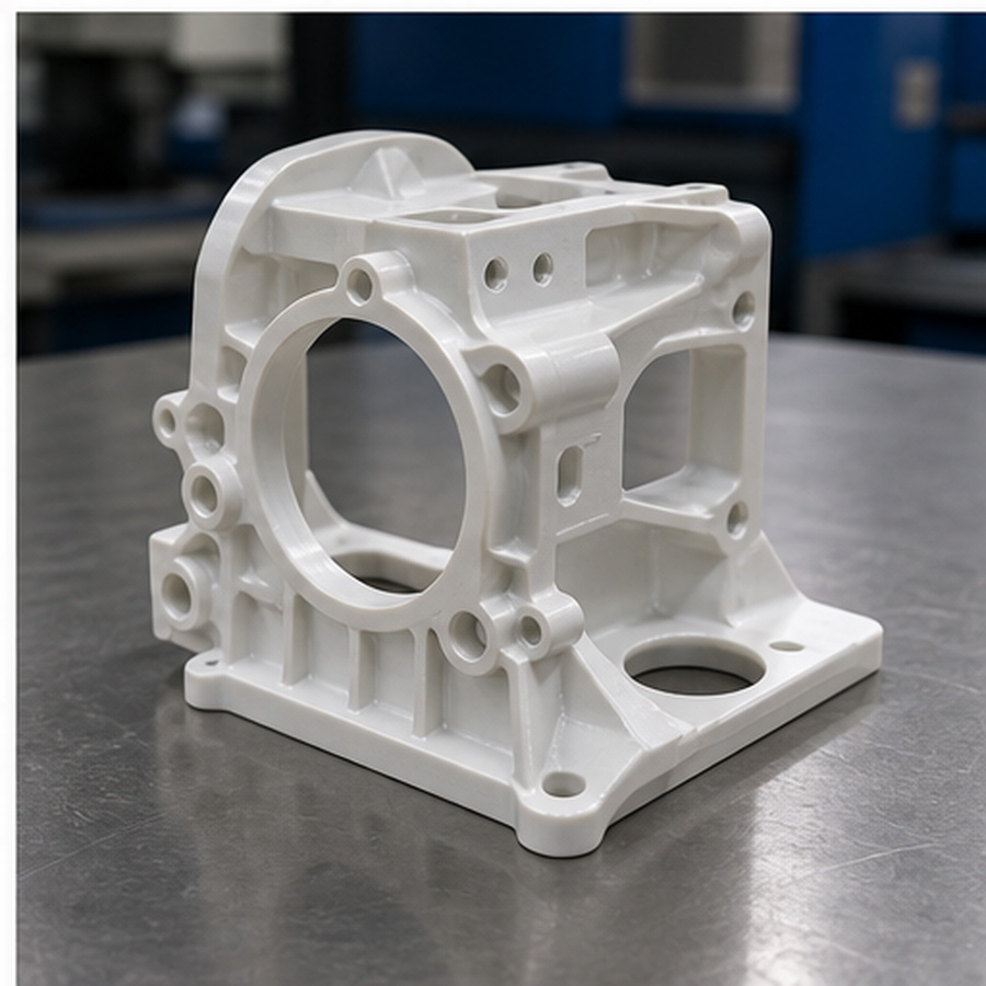 CNC milled precision metal part