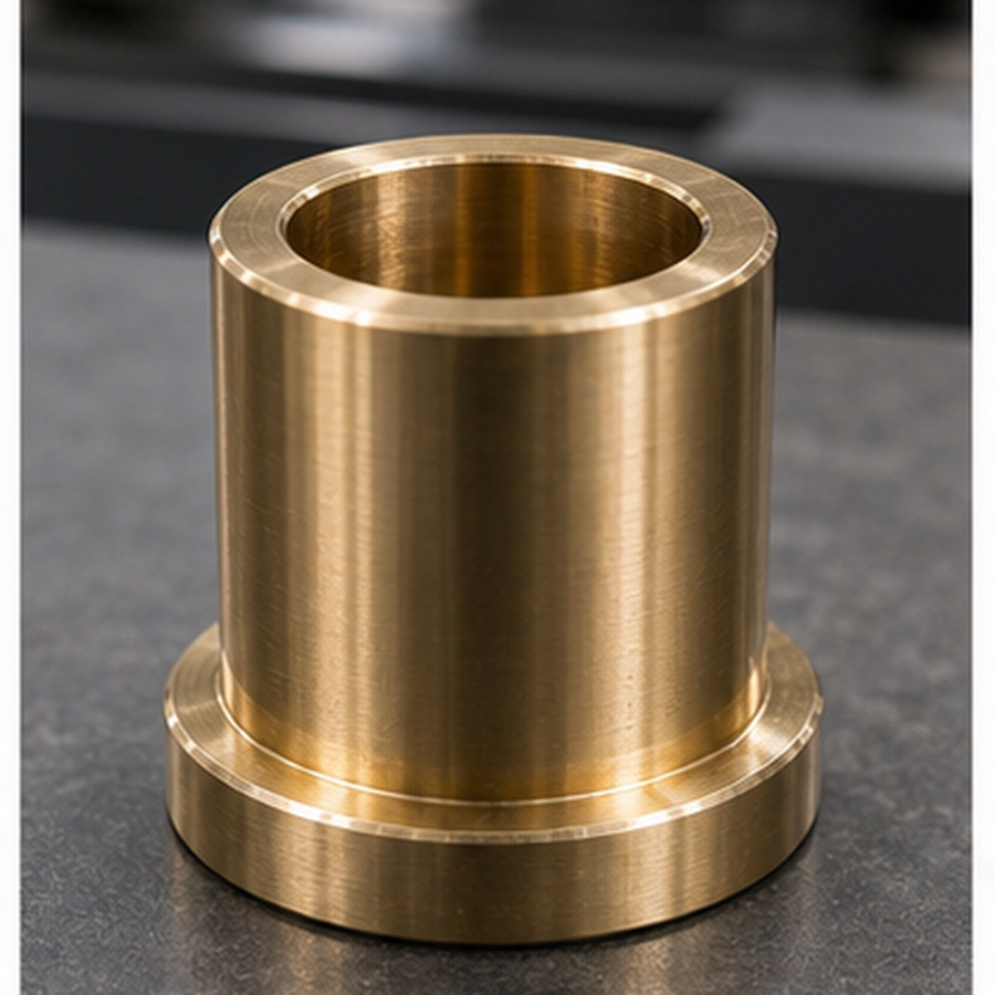 Custom brass CNC turned bushing