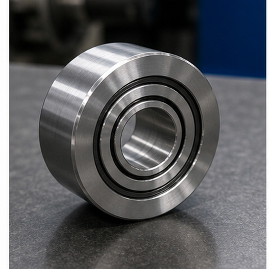 CNC turned roller component