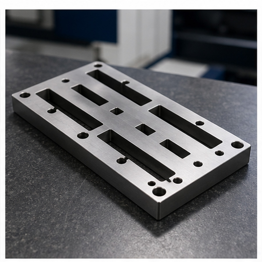 Wire cut fixture plate with narrow slots