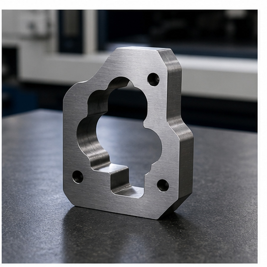Hardened steel wire cut contour part