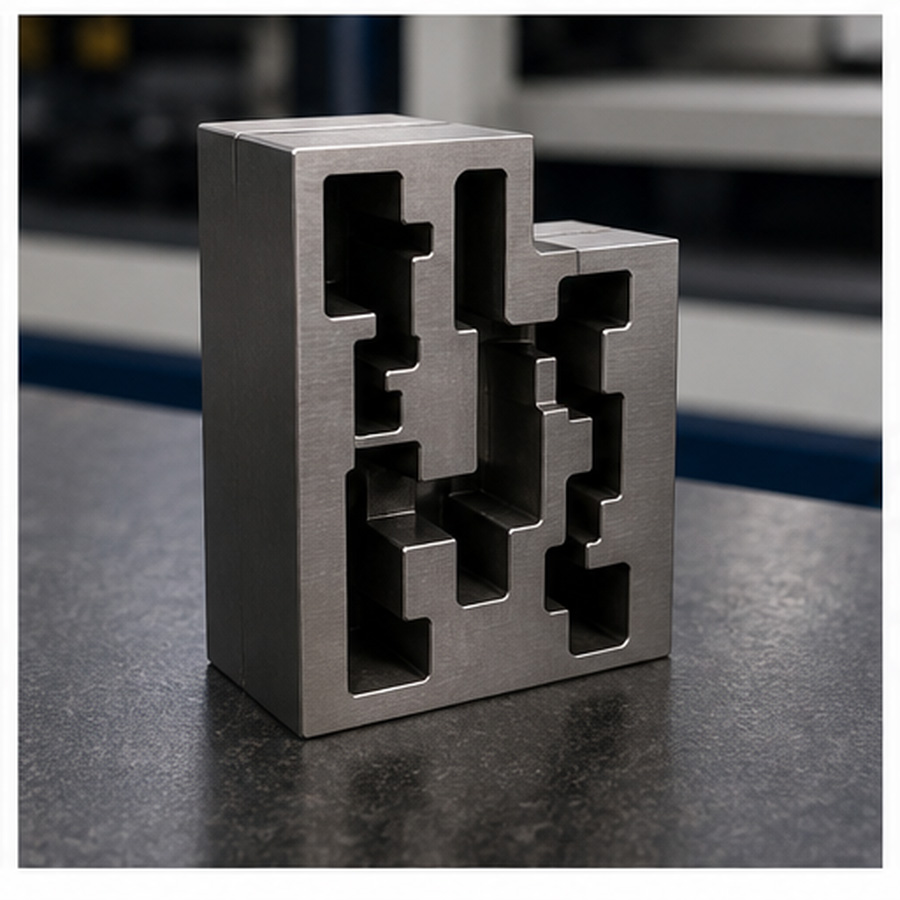Wire cut die component