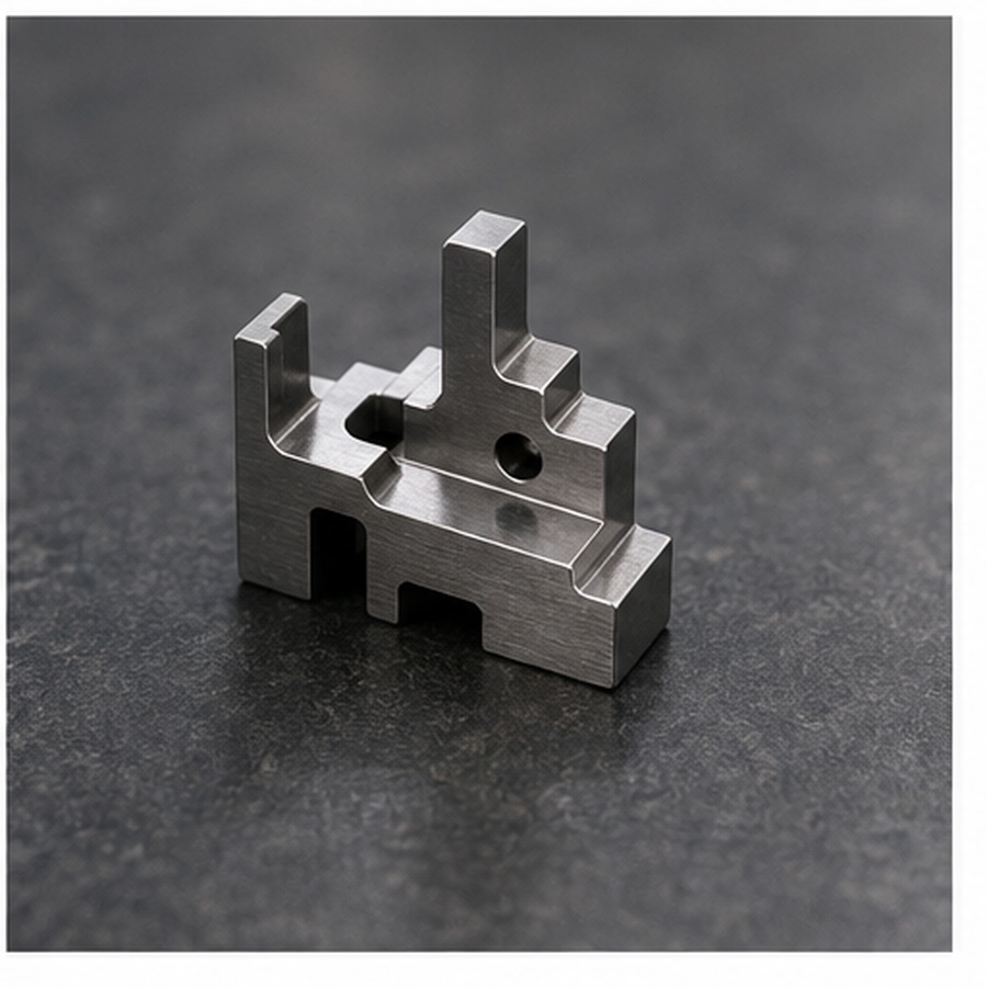Wire cut small precision metal component