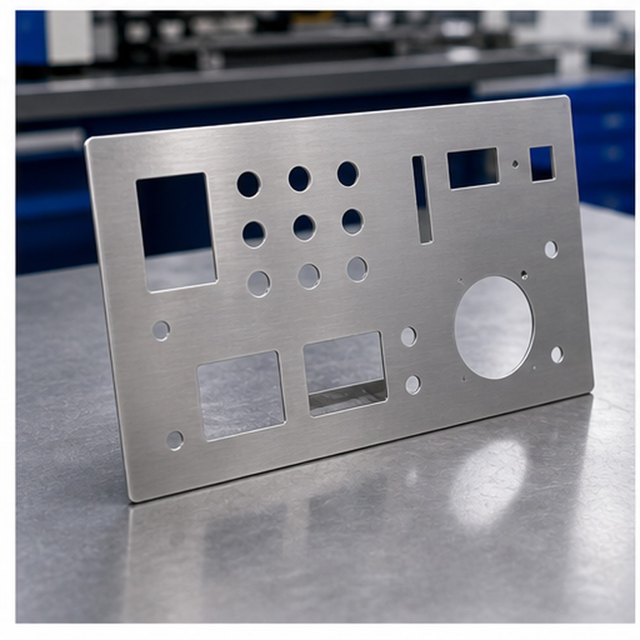Sheet metal control panel