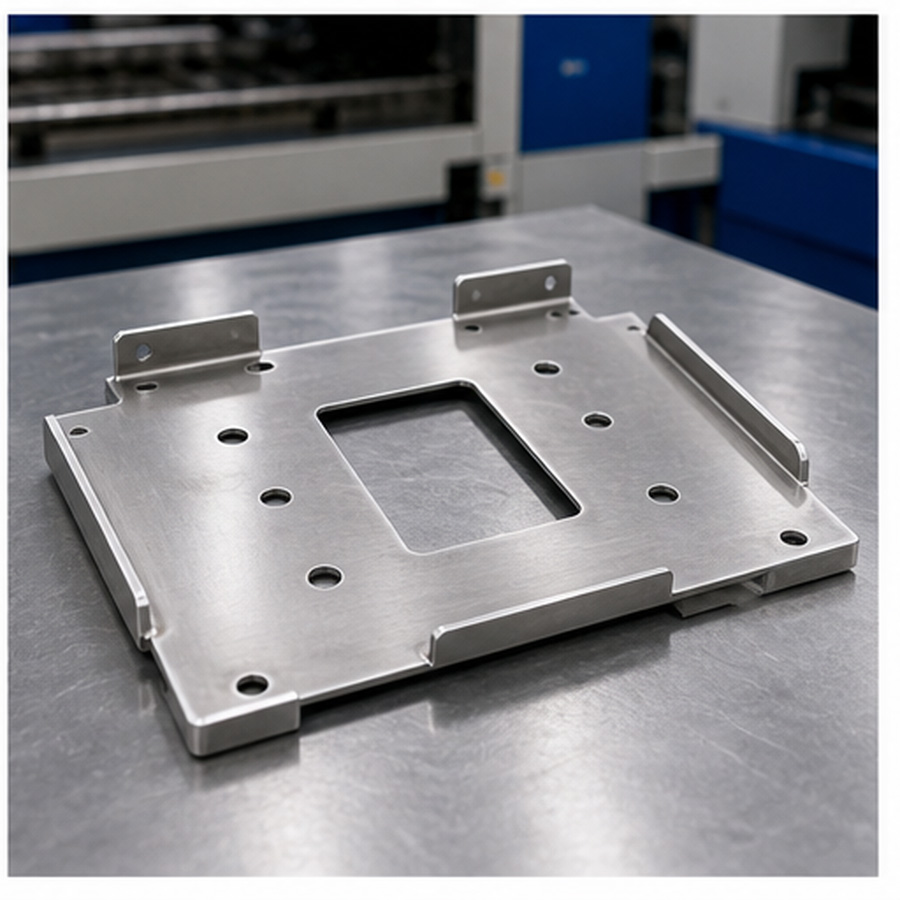 Sheet metal mounting plate