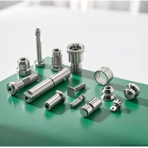 در یک سازنده ماشینکاری CNC قطعات سخت افز