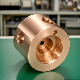 CNC-bearbetning koppardelar