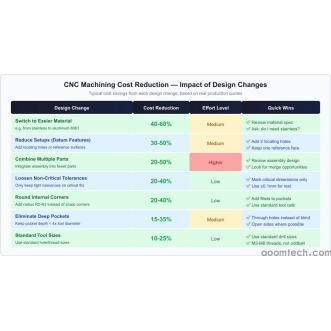 CNC Machining Cost Reduction: 