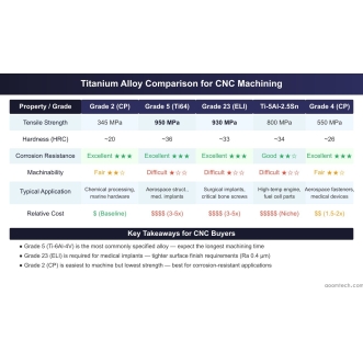 CNC Machining Titanium: Alloys
